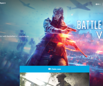 亚马逊Prime《战地5》免费领取 截止日期9月1日